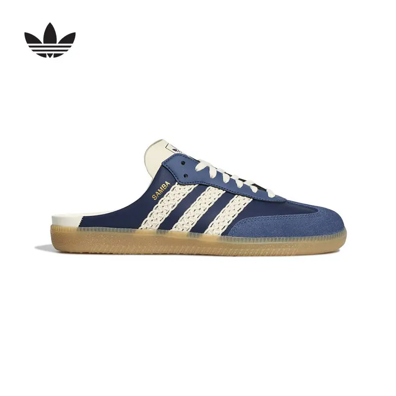 Adidas Originals HP5053 Men Mule Casual Sneakers, Suede Upper, Classic 3‑Stripes, Gum Rubber Outsole Daily Shoes