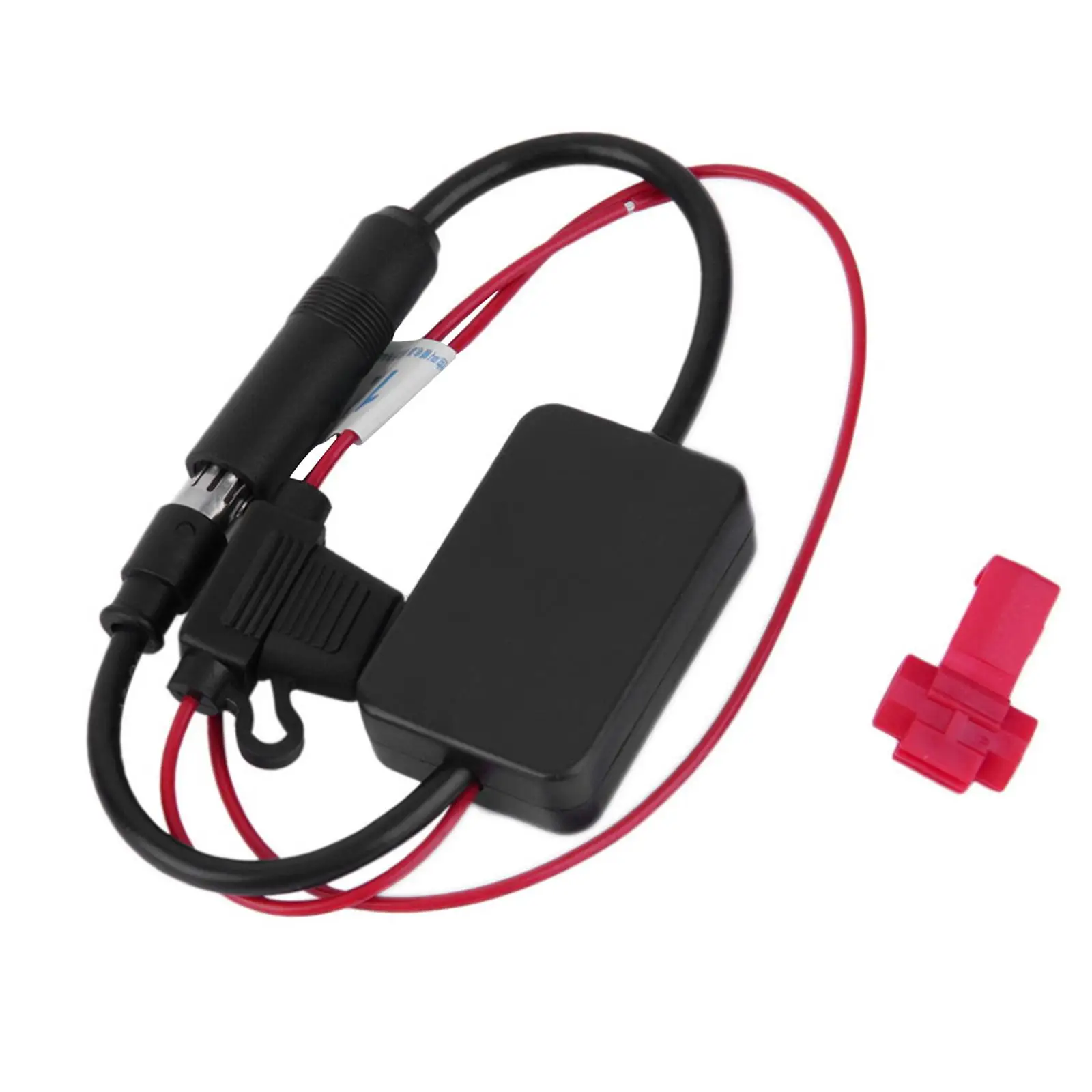 カーステレオラジオアンテナユニバーサル安定した12V電源供給DINプラグ直接交換車両修理部品ボートRV用