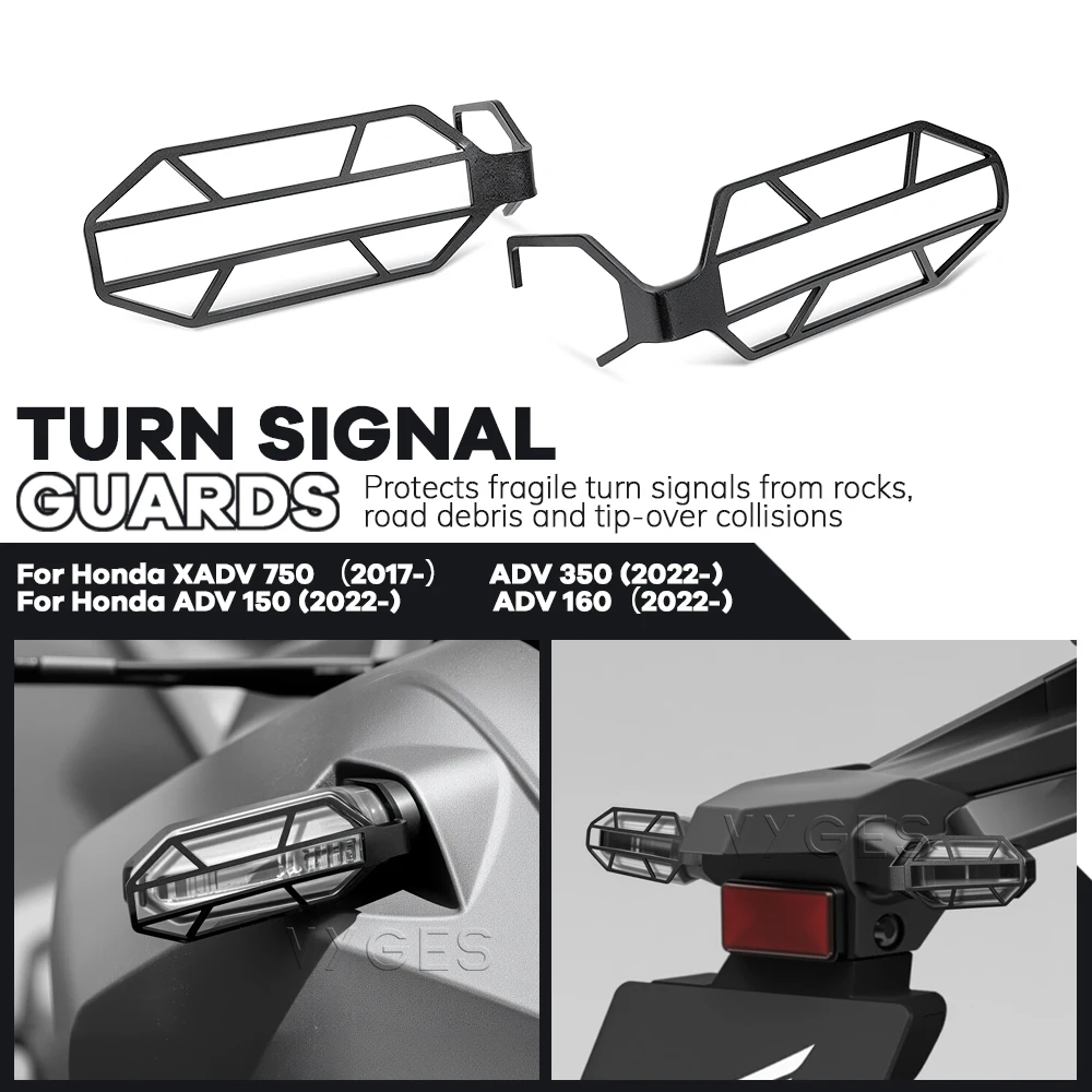 For Honda XADV750 ADV350 ADV160 ADV150 XADV 750 ADV 350 160 Motorcycle Turn Signal Guards Light Guard Shield Cover Protector