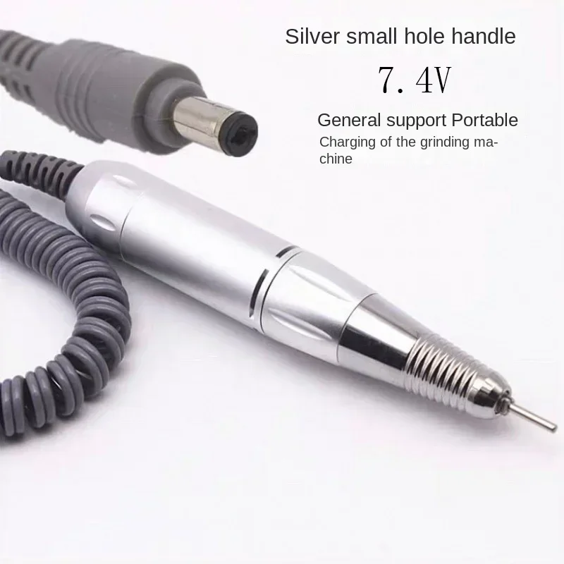 Electric Nail Drill Pen Handle File Polish Grind Machine Handpiece Manicure Pedicure Tool DC & 3 PIN Nail Drill Accessories