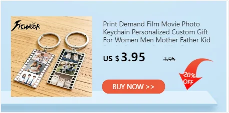 Print Photo Necklace Personalized Custom Gift For Men Woman Couple Family Father Chain Stainless Steel Memorial Souvenir Jewelry