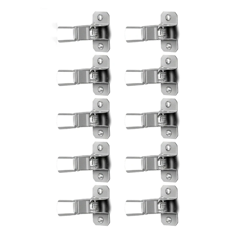 

10 Pack Broom Holder Wall Mount, Mop Holder Wall Mounted, Metal Broom Holder with Screws, Garden Tool Rack Wall Mount