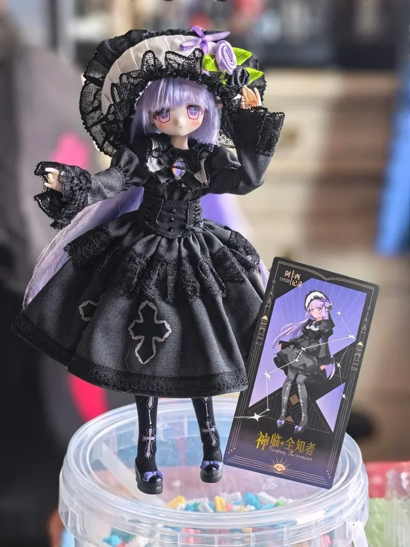 Moowoo Art 1/6 Bjd Doll Akashi Record Grafted Hair Head Articulated Action Figure Blind Box Trendy Collectible Toy Gift In Stock - view 6