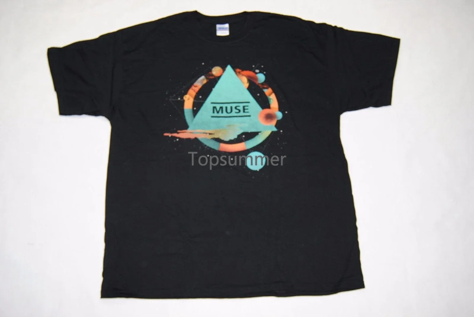 

Muse Pyramid Black T Shirt New Official Showbiz Absolution Resistance 2Nd Law