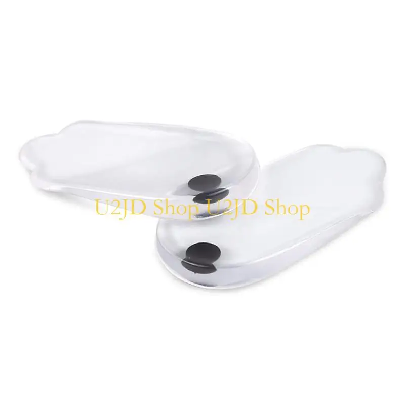 U2JD 1Pair Massage Insoles Gel O/X Type Leg Orthotics Heel Pad Corrective Foot Magnet Massage Insoles Insert Pads for