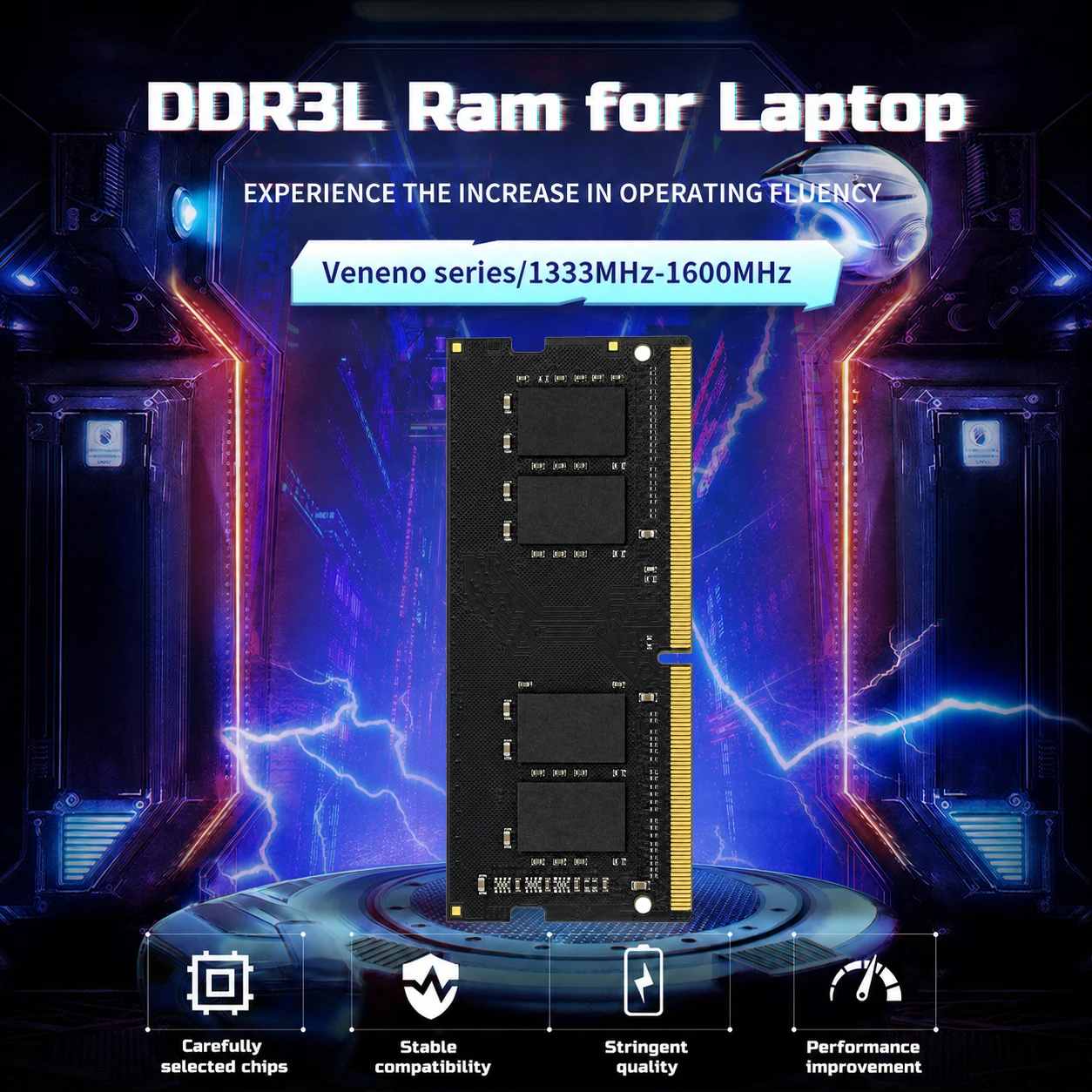 Laptop RAM DDR4 DDR3L SODIMM Memory 16GB 8GB 4GB 3200MHz 2666MHz 1600MHz Notebook RAM 260Pin 204Pin Low Voltage High Performance