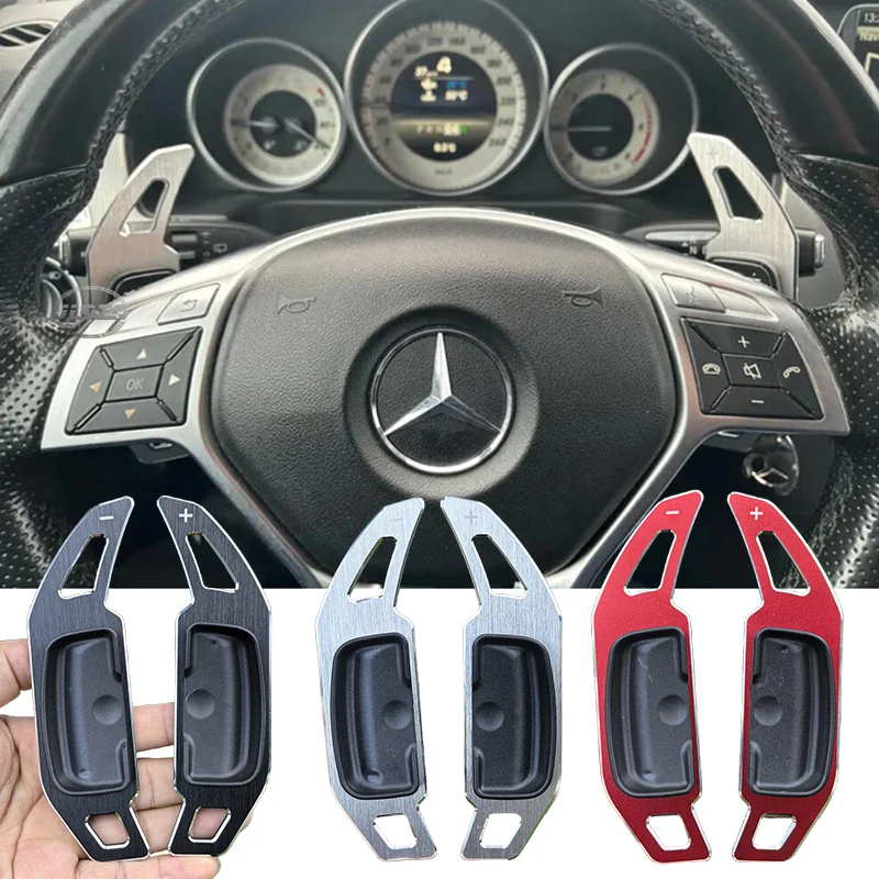 

Paddle Shifter For Mercedes-Benz A Class A180 A200 A220 A250 W176 2013-2015 Aluminum Alloy Car Steering Wheel Shift Paddle 2PCS