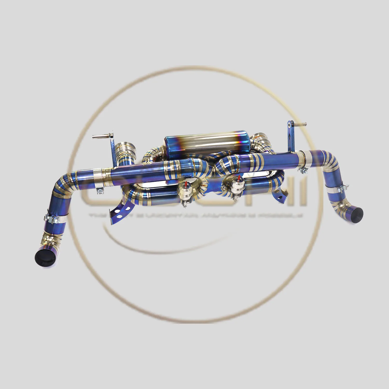 

OUCHI Factory Direct Sales Performance Titanium Alloy Exhaust Catback For Audi R8 V10 5.2L With Muffler Vacuum Valve Car Parts