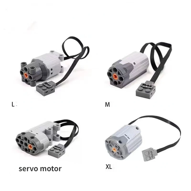 

Motor-compatible high-speed sports car electric servo 8883XL motor battery box 9686 power MOC building blocks