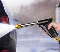 High pressure car wash water gun grabbing home water pipe hose tap water nozzle flushing spray gun garden watering gun