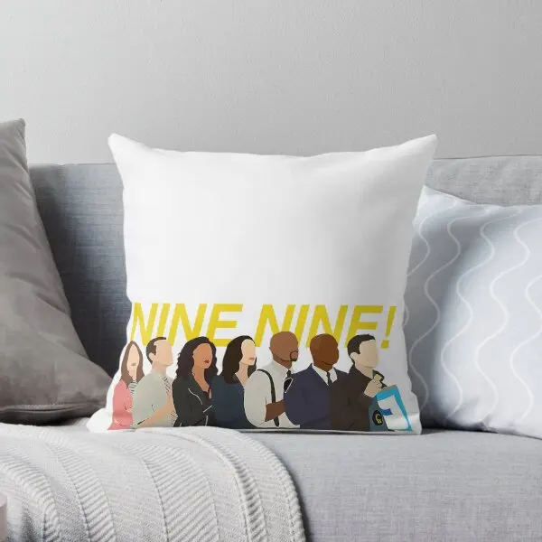 

Nine Nine Squad Printing Throw Pillow Cover Hotel Office Wedding Anime Waist Bed Fashion Sofa Pillows not include One Side