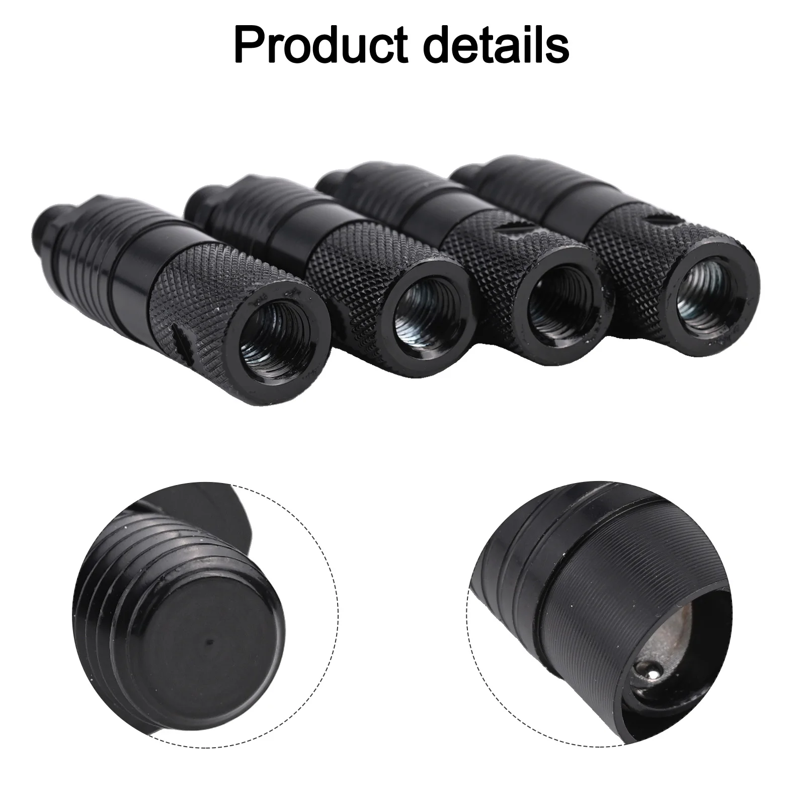 

Bite Alarm Adaptor Fishing Fishing Alarm Connectors Black Magnetic No Rust 4pcs 6*1*1cm For Most Fishing Alarms