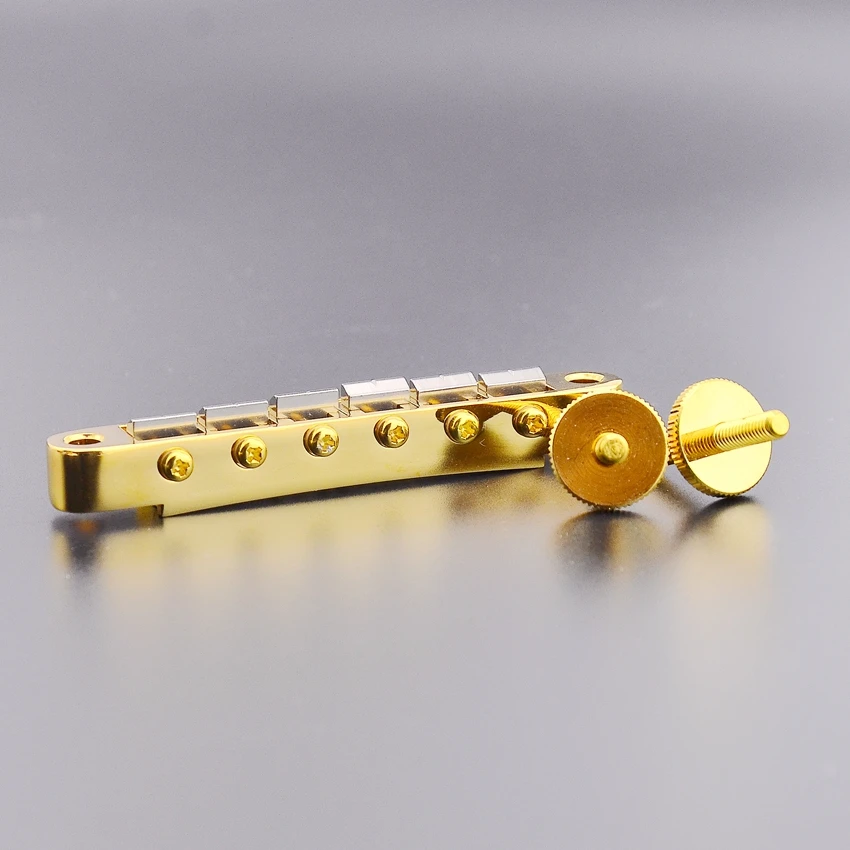 1 Set Gotoh GE104B Open Base Longer Saddle Screws Tune-O-Matic Electric Guitar Bridge JP(Origin)