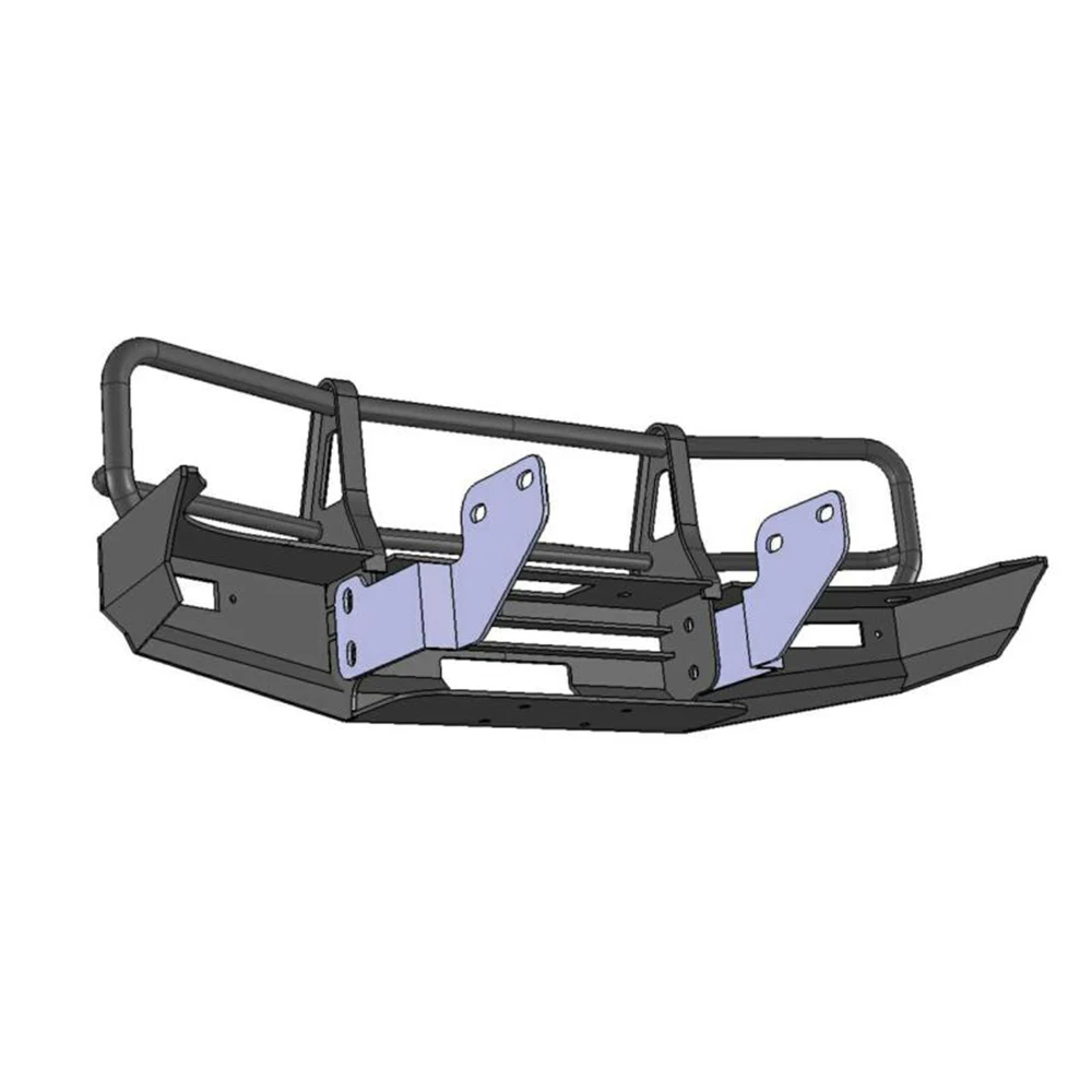 ARB paraurti anteriore in metallo in scala Ultra realistico per 1/10 RC Crawler Off-Road LC80 Pajero Body Upgrade Parts