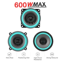 Altoparlanti per auto da 4/5/6 pollici Subwoofer coassiale HiFi da 160W musica Audio automobilistica universale altoparlante Stereo per auto a frequenza completa