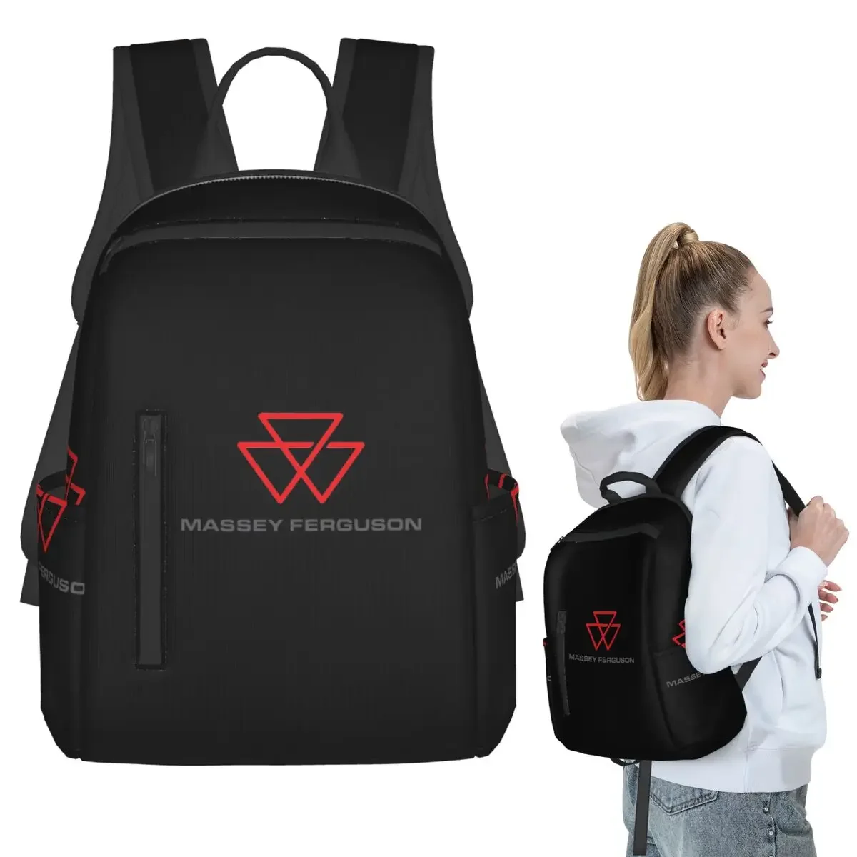 2025 Massey Ferguson Logo Backpack Student BookBag Kids School Bag Computer Shoulder Bags Boys Girls
