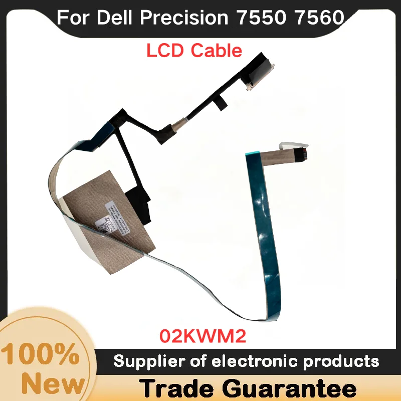 Nuevo para Dell Precision 7550 7560 GDB55 EDP NTS RGB UHD 4k Cable LCD 02KWM2