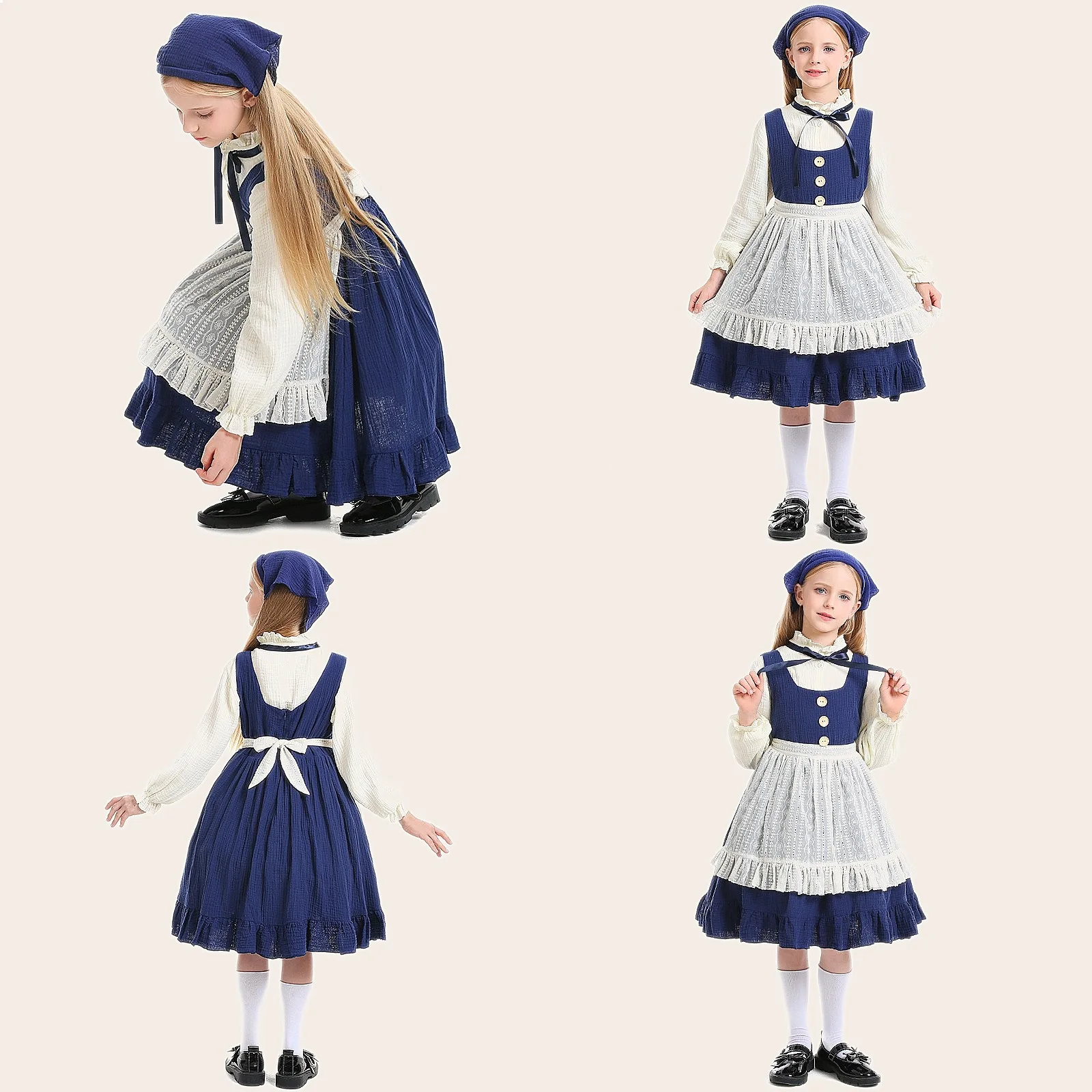 

2024 Sexy Cosplay Costume European Peasant Girl Dress for Women Stage Performance