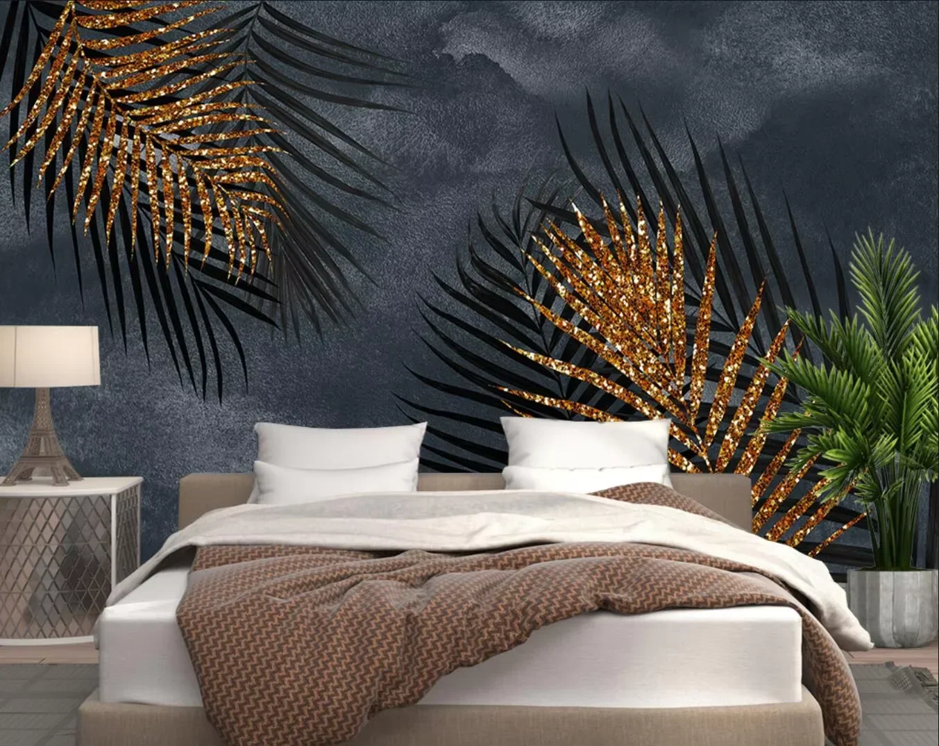 Custom Ginkgo biloba Mural Wallpaper wall decorations living room decoration Mural Papel De Parede 3 D home improvement