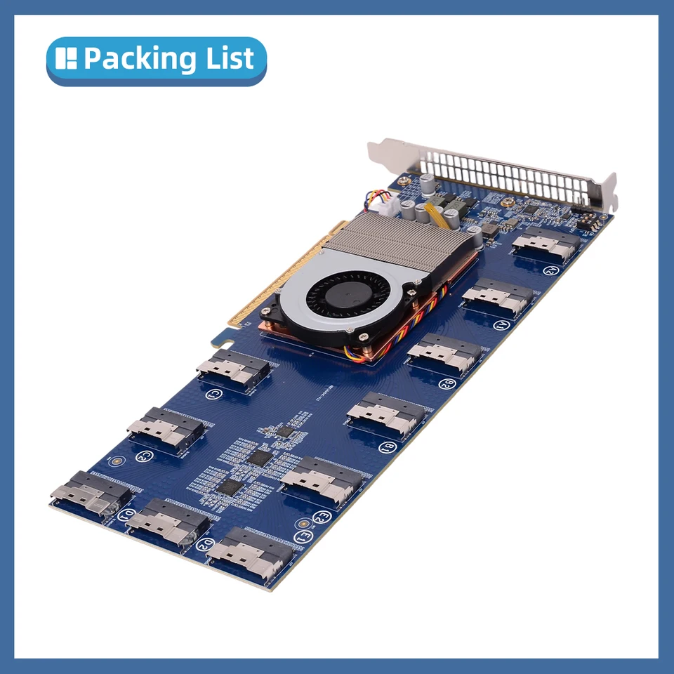 PLX88096 Expansion Card/PCIe 4.0 Switch 6ports 10ports Card/split