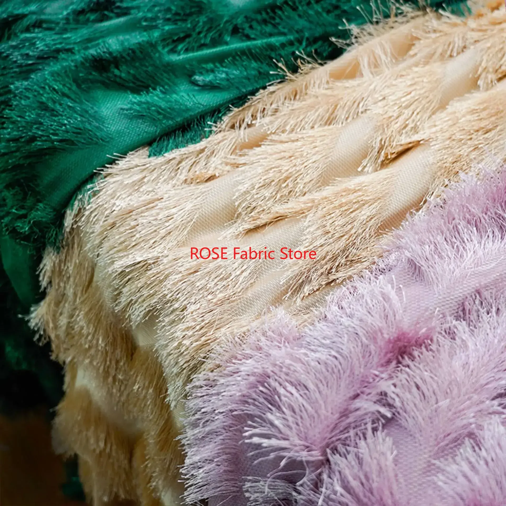 

Fashionable Long Fringe Embossed Pattern Fabric for Girl dress, Blouse, Costume Design