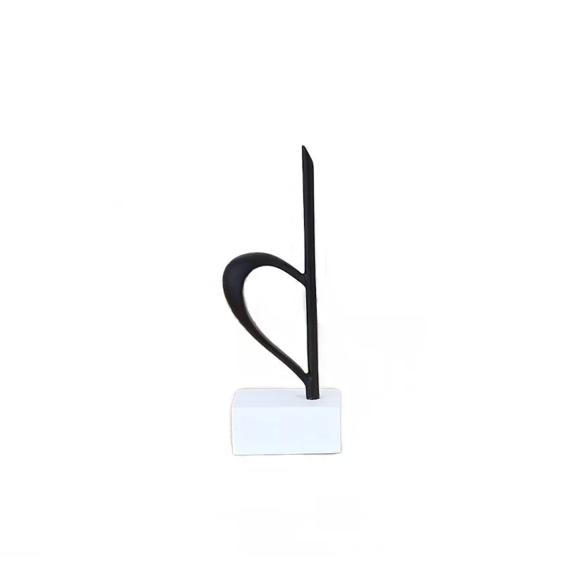 

Simple modern resin music note model ornament living room wine cabinet TV cabinet office desktop decoration soft crafts