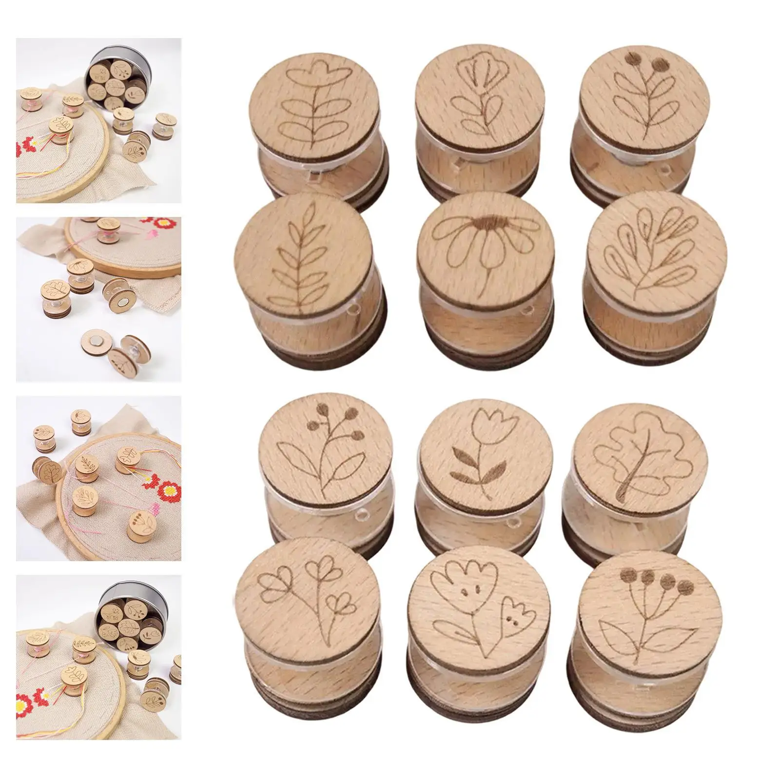 6 قطع من أدوات الخياطة لحارس الخيوط وإدارة خيط التطريز #3