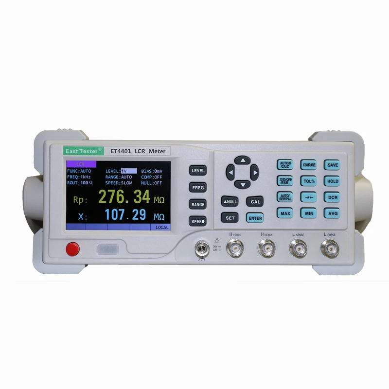 Tester wschodni miernik przebiegu 10Hz ~ 100kHz szerokość Brandwidth DC rezystancja elektrolityczna pojemność narzędzia LCR cyfrowy mostek podstawowa dokładność 0.1%