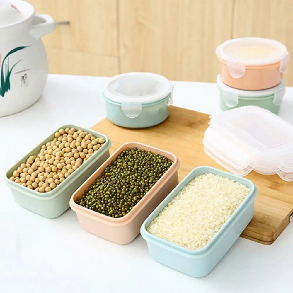 280/380ml Lunch Box Children Bento Box Fresh Keeping Refrigerator Storage Box Vegetable Fruit Storage Box Fridge Organizer Bowl