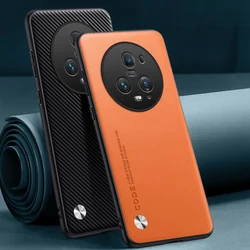 Luxury PU Leather Case For Honor Magic 5 Pro 5 Lite 5G Back Cover TPU Silicone Phone Case For Honor Magic 5Pro 5Lite Magic5 Pro