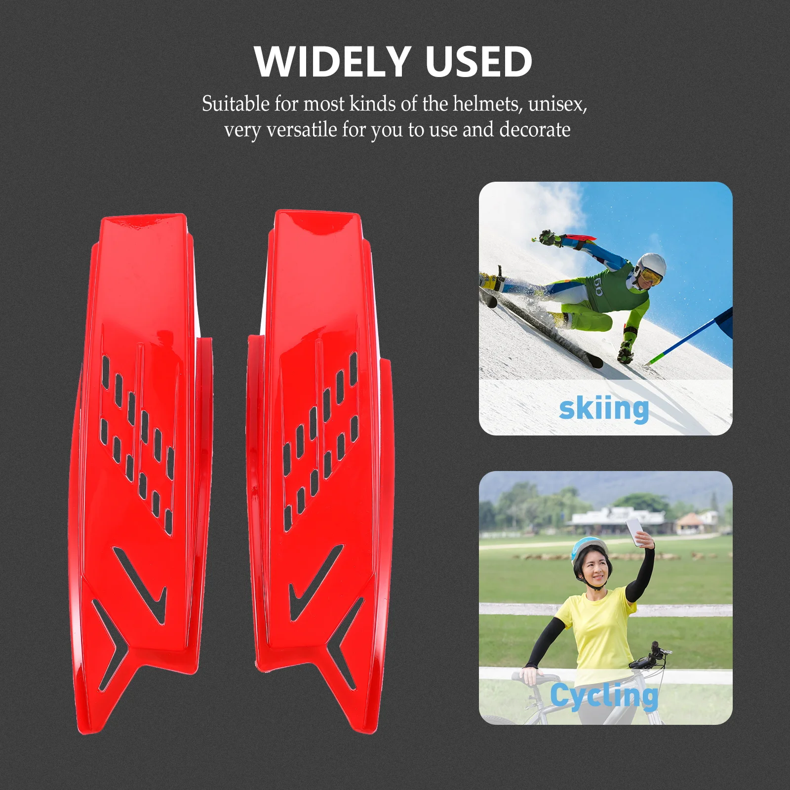 

2 pcs Motorcycle Safety Decor Premium Abs Stylish Horns Rainproof Durable For Cycling Electric Car Horns Decor