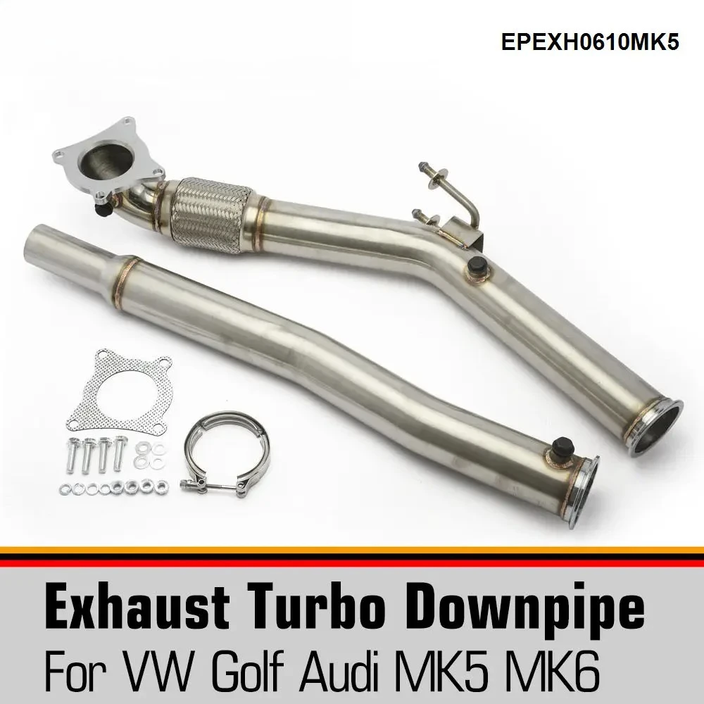 Stainless Steel Twister Exhaust Downpipe for VW Golf    MK5 MK6 GTI 2.0 TSL EPEXH0610MK5