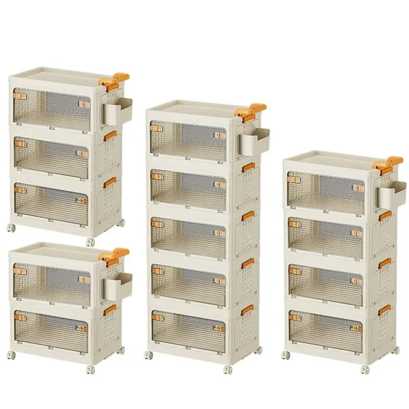 

Multi-layer Cart Storage Rack Movable Multi-purpose Snacks Storage trolley Large capacity Rolling Storage Cart Kitchen organizer