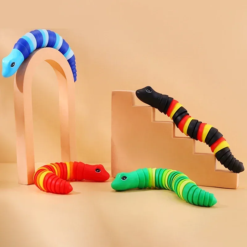 Stress Reliever Toys  Fidget Toys Children Adult Slug Puzzle Peristalsis Funny Lobster Anti Stress Squishy Toy 2024 Hot Sale