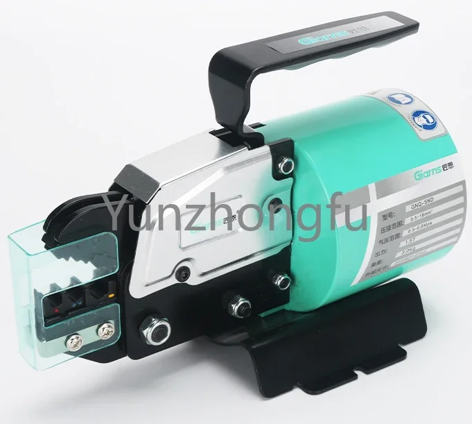 Pneumatic Wire Crimper Gnq-5ND Cold Compression Terminal Wire Pressing Machine 0.25-16 Square Pneumatic Terminal Press Machine