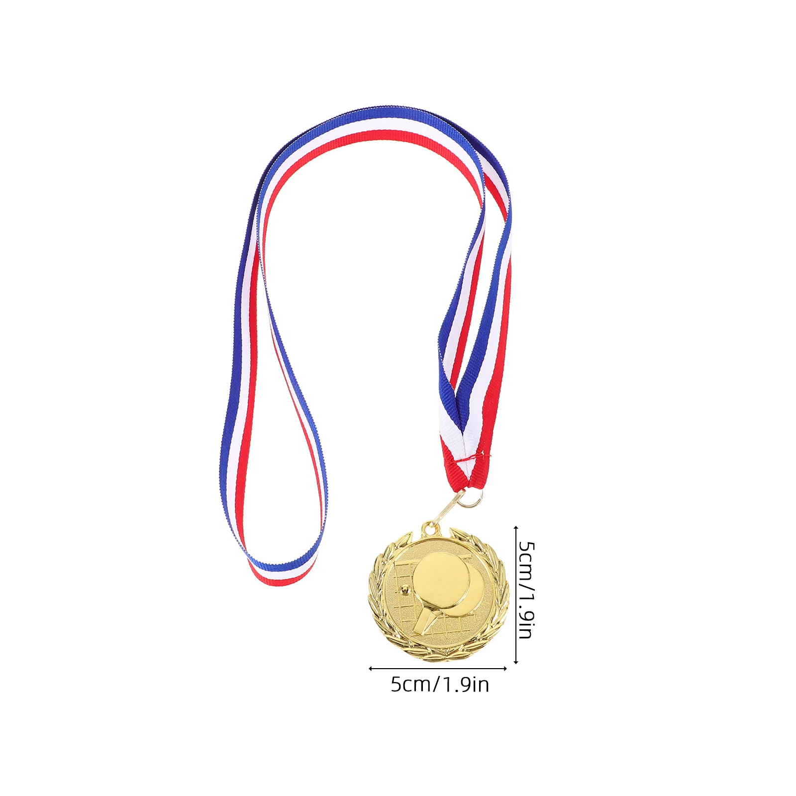 Elegant Metal Medal for Young Athletes Table Tennis Competition Awards Zinc Alloy Sports Medal with Ribbon Recognition Reward