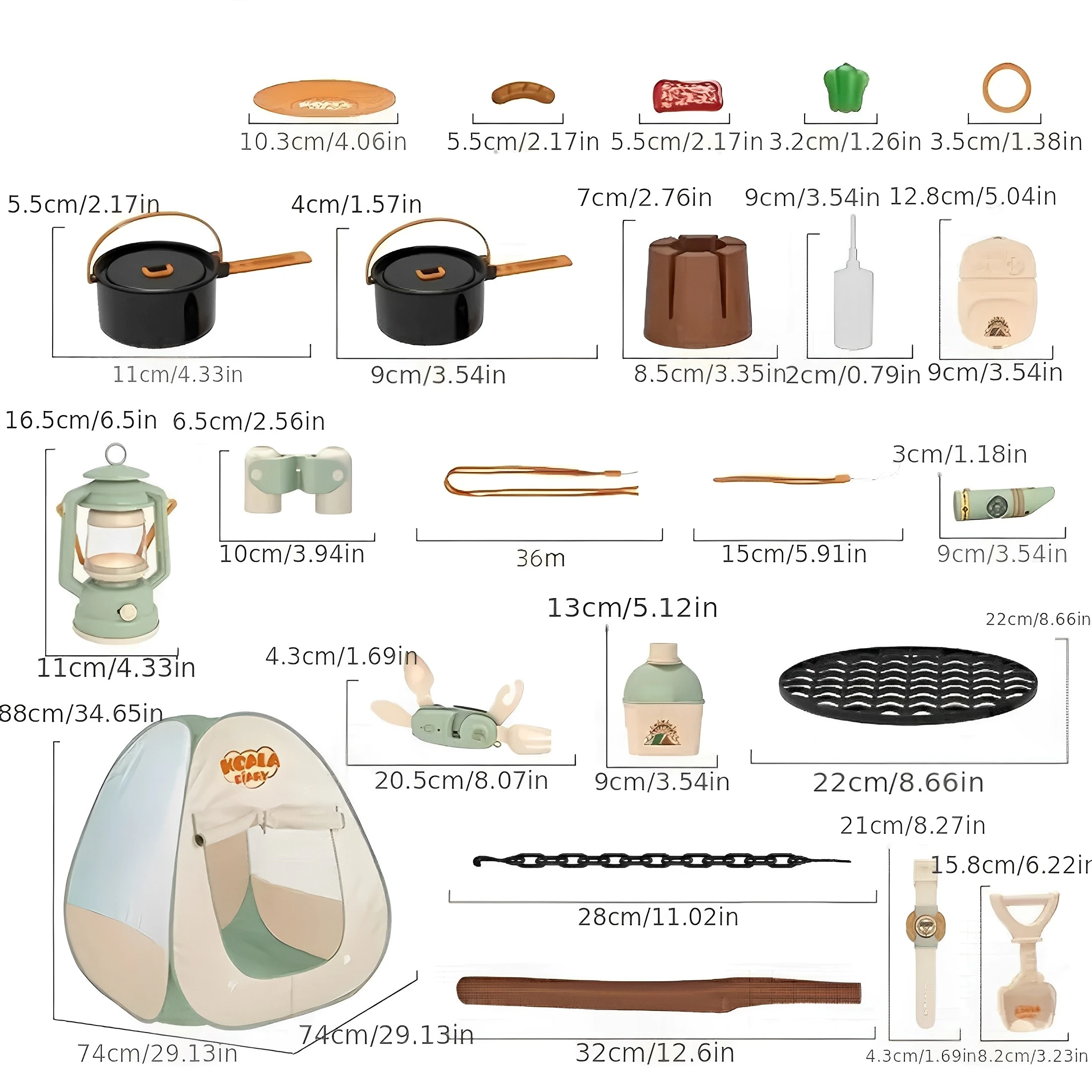 Ensemble d'aventure en plein air immersif pour enfants, tente de camping en boîte exquise + ensemble de piège à feu de camp, base secrète intérieure en matériau Abs résiste en quelques secondes, plaisir de style de cam