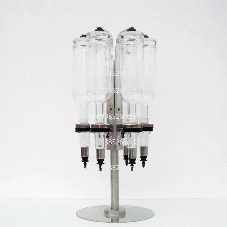 

Rotating 6-head bulk perfume bar, dispenser, perfume display stand, aromatherapy set, acrylic display stand.