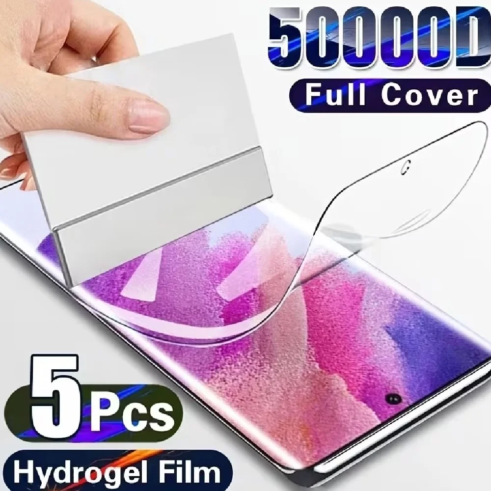 5 szt. Folia hydrożelowa do Samsung Galaxy S24 S25 S26 Ultra S26 HD, ochraniacz ekranu, folia ochronna na ekran — 2