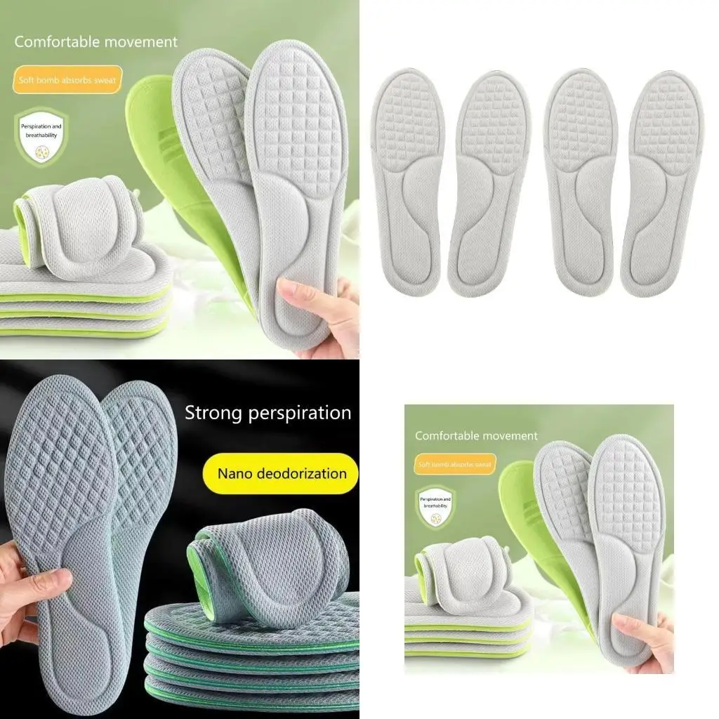 

Y1UC Shoe Insoles for Men Women, Memory Foams Insoles Comfortable Sport Shoe Inserts