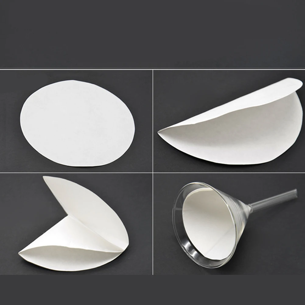 Round Qualitative Filter Paper 15Cm High Quality Medium Test Paper For Chemistry Oil Separation Disc Laboratory