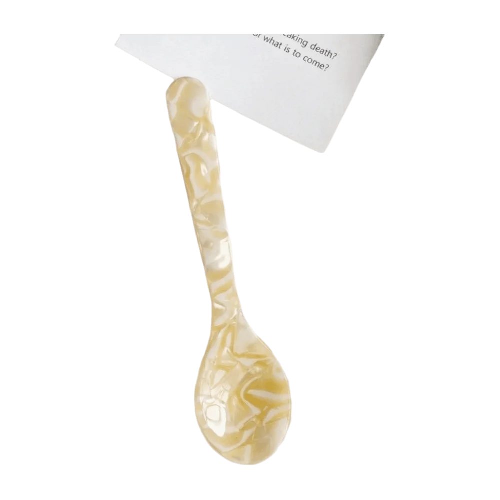 French Photo Props Acetic Acid Dessert Spoon Colorful INS Coffee Spoon Decorative Lovely Ice Cream Spoon French Photo Props