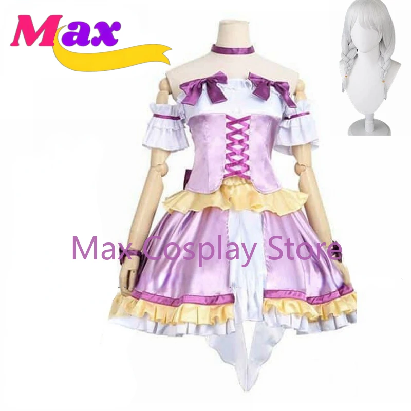 

Max BanG Dream Pastel Palettes Wakamiya Eve Cosplay Costume Wig Cosplay Costume Custom size