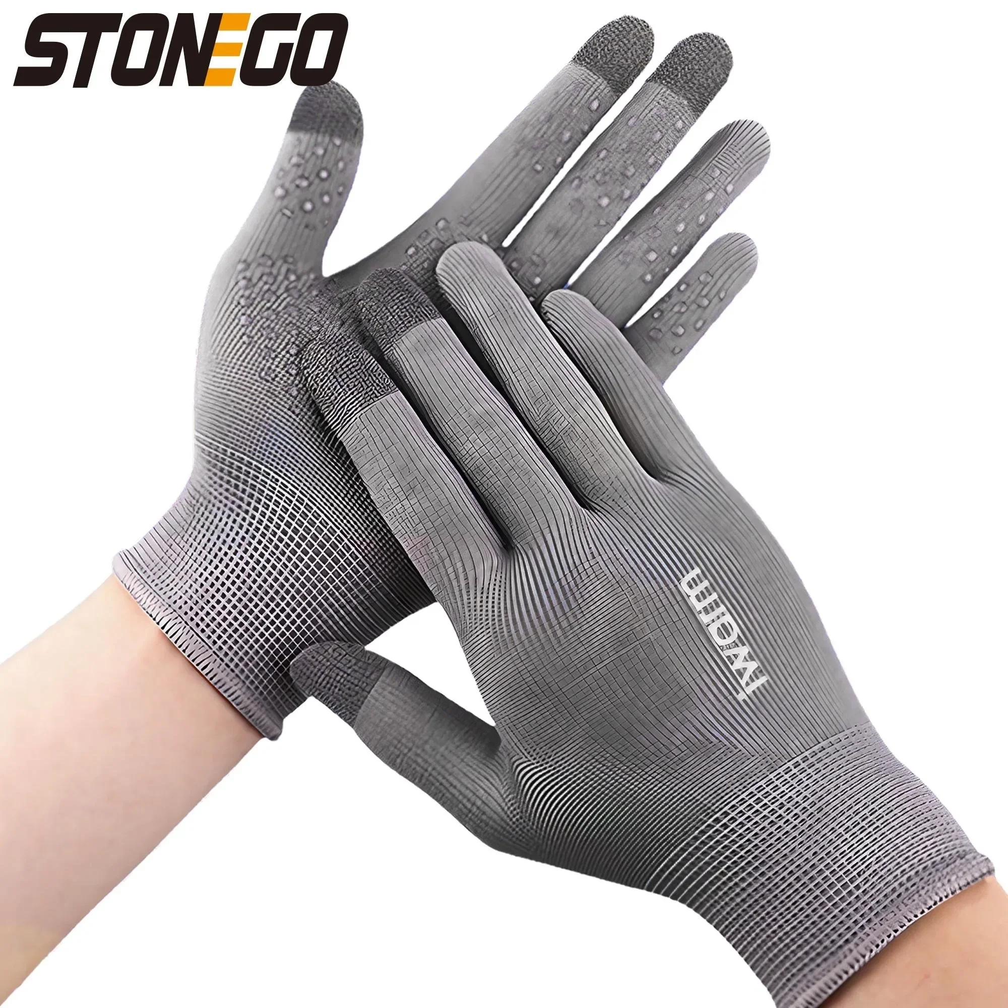 Sun Protection Gloves for Men and Women, Summer Outdoor UV Protection, Driving, Non-slip Touch Screen Cycling Gloves