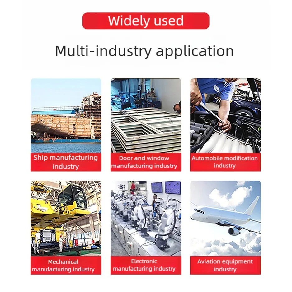 Red M3-M12 Rivnut Riveting Pneumatic Rivet Nut Gun Kit Pneumatic Hydraulic Automatic Riveter Tool Industrial Adjustable Stroke