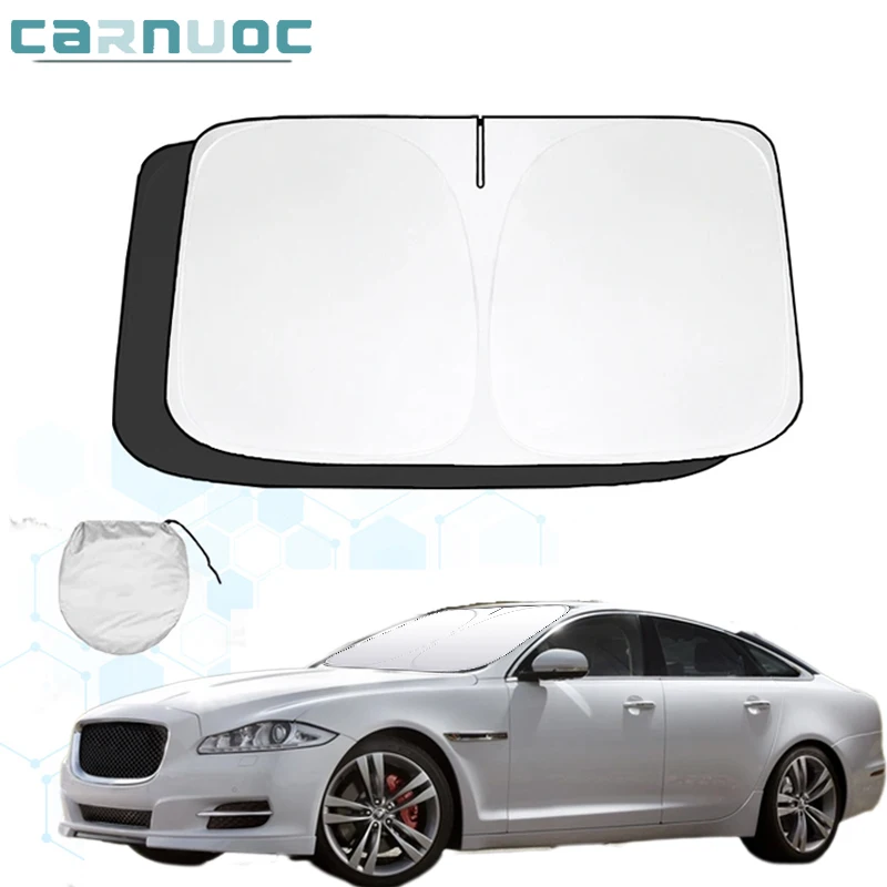 For Jaguar XJ-Series XJ12 2009-2023 Car Window Sunshade Cover Sun Shade Windshield Visor Protector Windscreen Auto UV Protection