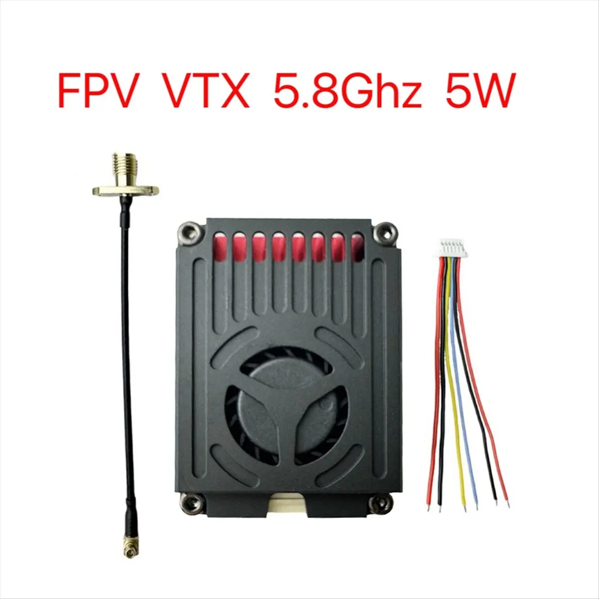 A85P 5.8G 4.9G 5W FPV VTX 64CH FPV Audio Video Transmitter DC7V-36V PAL/NTSC for FPV Long Range RC Drone