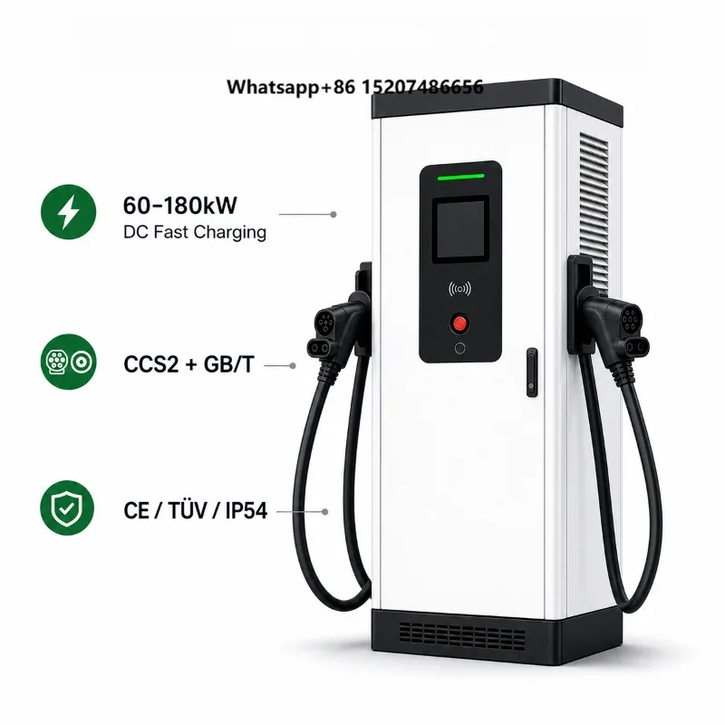 60kW  Charger DC Electric Vehicle Charging Pile DC Fast Charger for Electric Car Charging with
