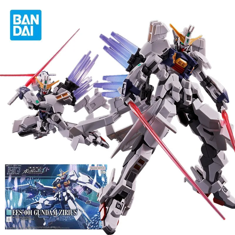 반다이 PB HG 1/144 EES-001 건담 지리우스 액션 피규어 모빌 슈트 건담 애니메이션 모델 키트 장난감 소년용 오리지널 박스 컬렉션