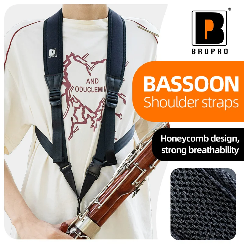 Bropro Baolupu Fagottgurt Universeller Instrumentengurt für Kinder und Erwachsene, Verstellbare Länge – Detail 1